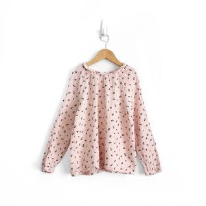 H&M Textured-Weave Cotton Blouse